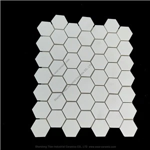 Tät aluminiumoxid 92 % 95 % aluminiumoxid Keramisk hexagonal kakelmatta